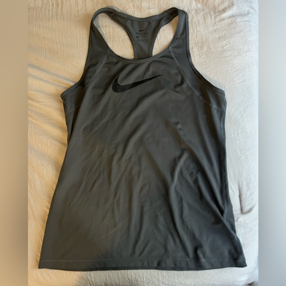 Nike Black Swoosh Tank Top